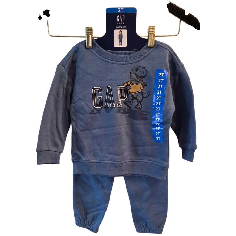 NWT Dino Gap Kids 2-Piece Fleece Set - Size 2T